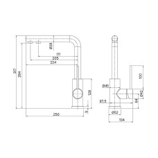 Смеситель для кухни Iddis Rule RULSBLFi05 Хром