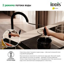 Смеситель для кухни Iddis Cuba CUBBLP0i05 Черный матовый