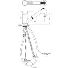 Смеситель для кухни Jaquar Florentine FLR-CHR-5177B