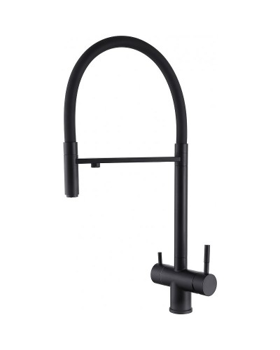 Смеситель для кухни Abber Wasser Kreis AF81141B Черный матовый