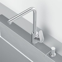 Смеситель для кухни AM.PM Like F8005D00 с дозатором Хром