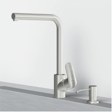 Смеситель для кухни AM.PM Like F8005D11 с дозатором Сатин