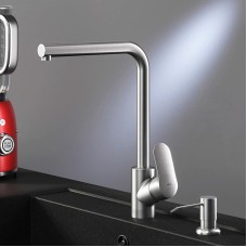 Смеситель для кухни AM.PM Like F8005D11 с дозатором Сатин