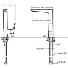 Смеситель для кухни Bravat Real F7121179CP-2-RUS