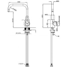 Смеситель для кухни Bravat Stream-D F737163C-2