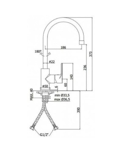 Смеситель для кухни Paffoni Green GR180CR