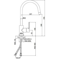 Смеситель для кухни Paffoni Red RED180CR