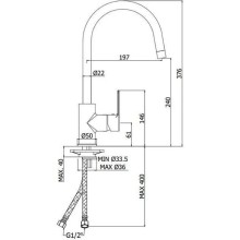 Смеситель для кухни Paffoni Red RED180CR