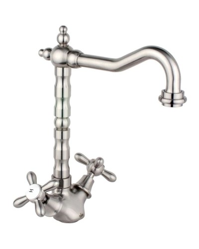 Смеситель для кухни Timo Ritz 0143F silver