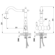 Смеситель для кухни Lemark Comfort LM3065C Хром
