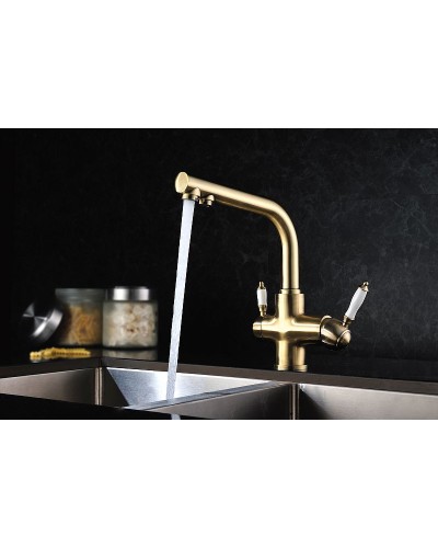 Смеситель для кухни Lemark Villa LM4861B Бронза