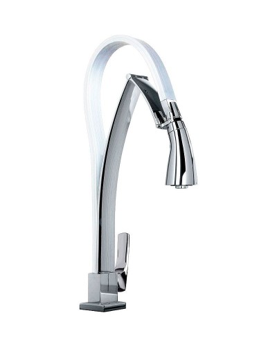 Смеситель для кухни Paini Hybrid HKCR557BYTKKM Белый Хром