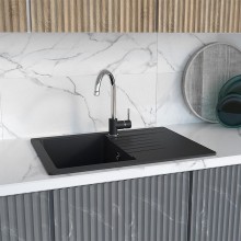 Смеситель для кухни Paini Cox 78H4572CRL2LMKM Хром Черный