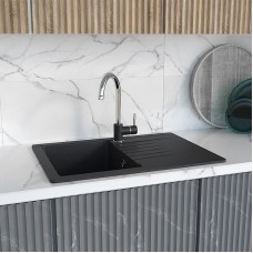 Смеситель для кухни Paini Cox 78H4572CRL2LMKM Хром Черный