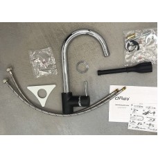 Смеситель для кухни Paini Cox 78H4572CRL2LMKM Хром Черный