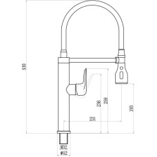 Смеситель для кухни Savol 28 S-002803-04