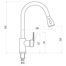 Смеситель для кухни Savol 28 S-002801