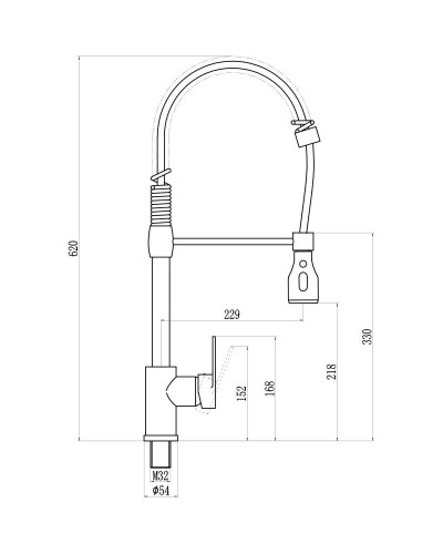 Смеситель для кухни Savol 28 S-002802L