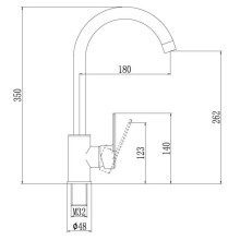 Смеситель для кухни Savol 300 S-600306