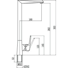 Смеситель для кухни Savol 55H S-005512H
