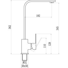 Смеситель для кухни Savol 304 S-SUS3001