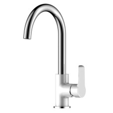 Смеситель для кухни Rossinka W35-24 Белый хром