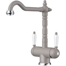 Смеситель для кухни с подключением к фильтру Omoikiri Amagasaki-GR ленинградский серый 4994232