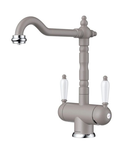 Смеситель для кухни с подключением к фильтру Omoikiri Amagasaki-GR ленинградский серый 4994232