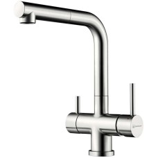 Смеситель для кухни с подключением к фильтру Omoikiri Takamatsu-S-BN нержавеющая сталь 4994346