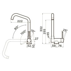 Смеситель для кухни Omoikiri Mori 4994320
