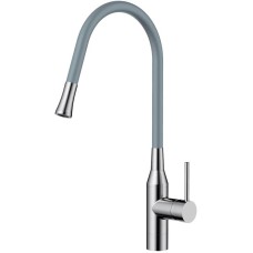 Смеситель для кухни Omoikiri Yatomi-BN-GR нержавеющая сталь/серый 4994251