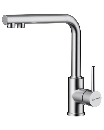 Смеситель для кухни с подключением к фильтру Omoikiri Nakagawa 2 Plus-BN нержавеющая сталь 4994342