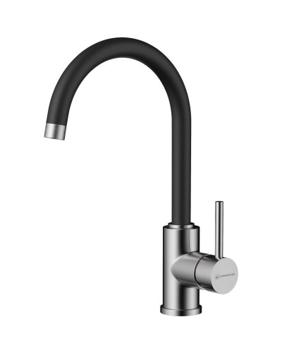 Смеситель для кухни Omoikiri Shinagawa-BN-BL нержавеющая сталь/черный 4994252