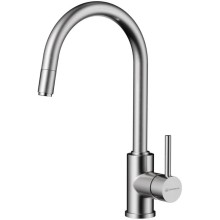 Смеситель для кухни Omoikiri Shinagawa-S-BN нержавеющая сталь 4994336