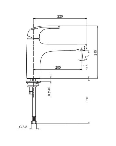 Смеситель для кухни Jacob Delafon Nateo E76251-CP
