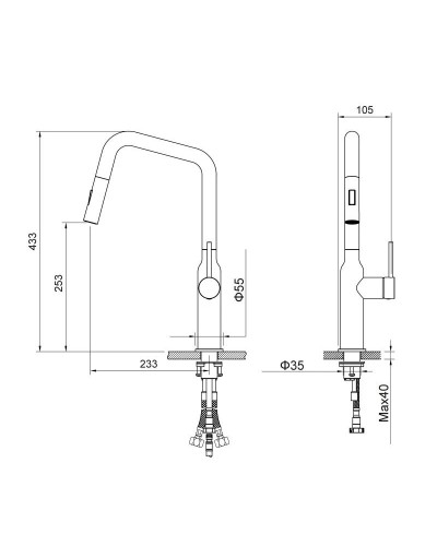 Смеситель для кухни Timo Saona 2386/03FL