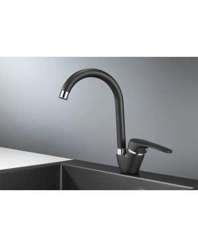 Смеситель для кухни Granula черный 1024bl