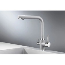 Смеситель для кухни с подключением к фильтру Granula алюминиум 2015al