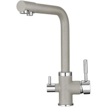 Смеситель для кухни с подключением к фильтру Granula базальт 2015bt