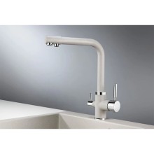 Смеситель для кухни с подключением к фильтру Granula базальт 2015bt