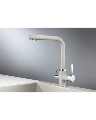 Смеситель для кухни с подключением к фильтру Granula базальт 2015bt