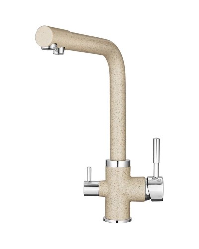 Смеситель для кухни с подключением к фильтру Granula пирит 2015pr