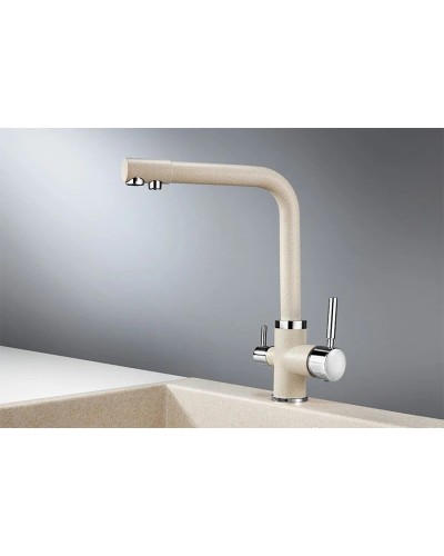 Смеситель для кухни с подключением к фильтру Granula пирит 2015pr