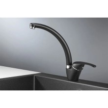 Смеситель для кухни Granula черный 2024bl