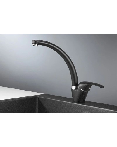 Смеситель для кухни Granula черный 2024bl