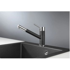 Смеситель для кухни Granula черный 0010bl