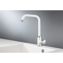 Смеситель для кухни Granula арктик 0041wh