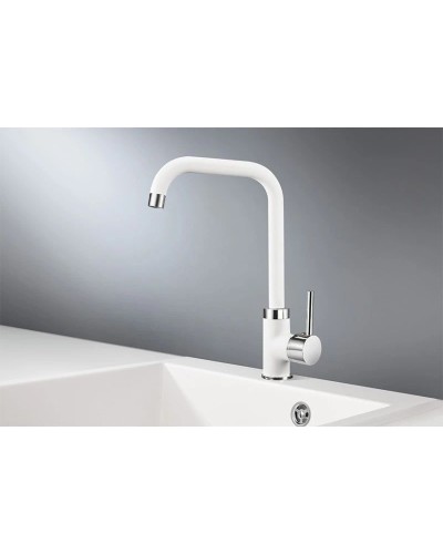 Смеситель для кухни Granula арктик 0041wh