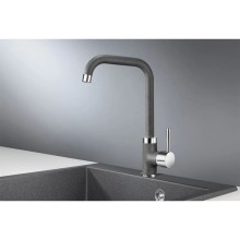 Смеситель для кухни Granula графит 0041bg