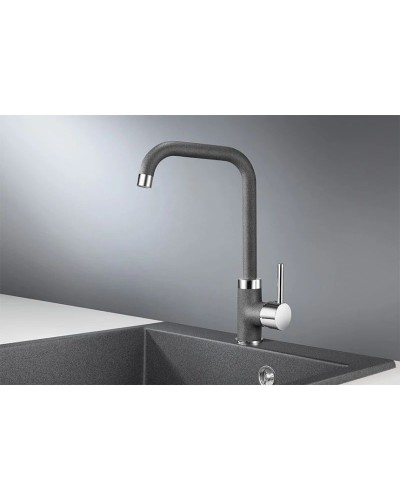 Смеситель для кухни Granula графит 0041bg